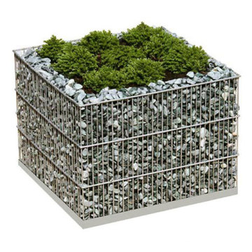 2M*1M*1M Galvanized Gabion Mesh Gabion Basking Gabion Box